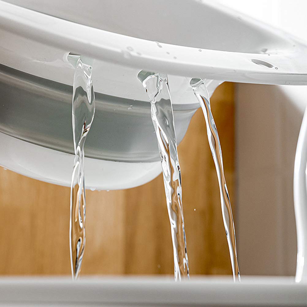 Bain de siège pliable pour toilette, siège de bain pour hémorroïdes, fissures anales, plaies post-partum, femmes enceintes, blanc, plastique