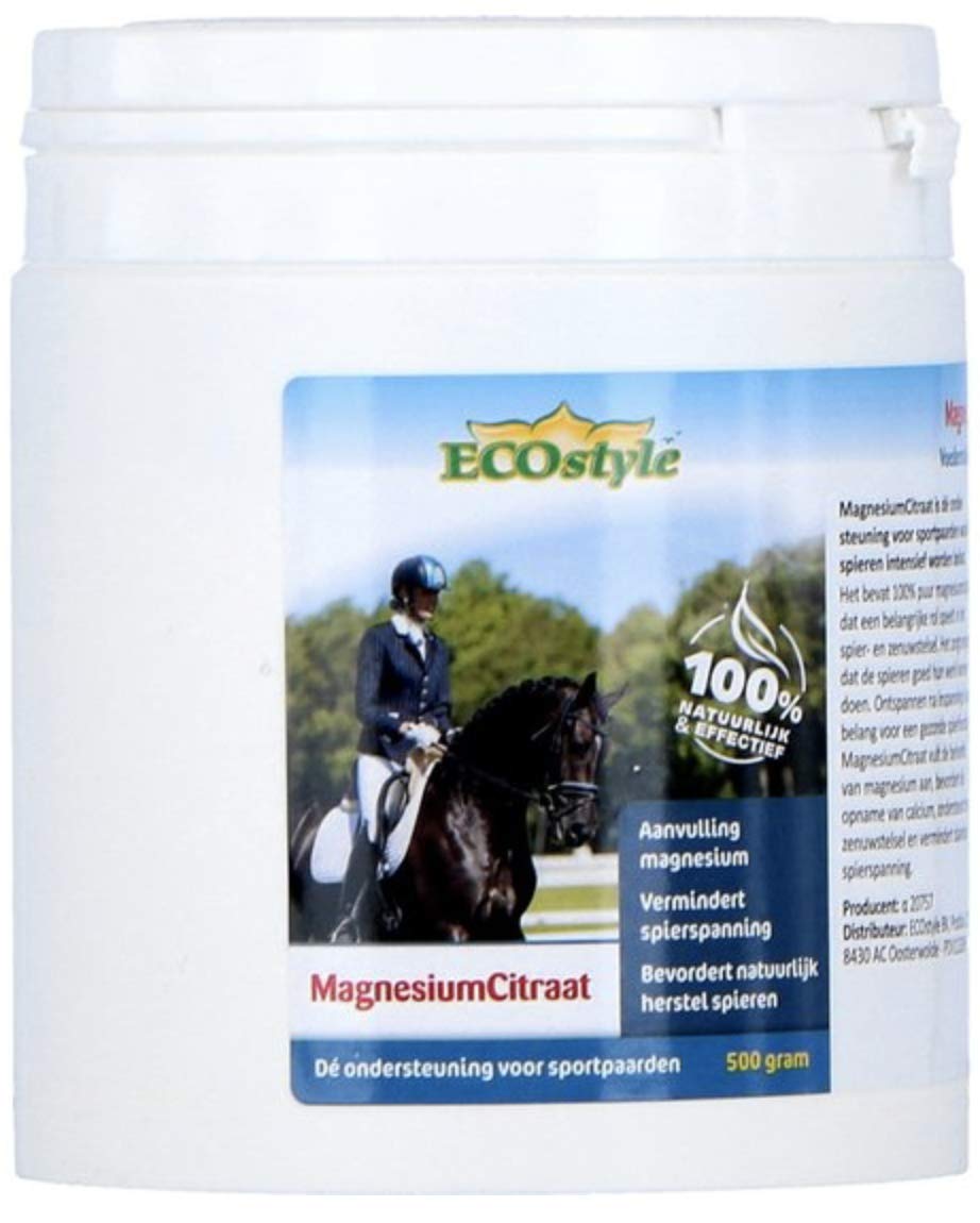Citrate de magnésium Ecostyle pour soulager le stress et la fatigue musculaire