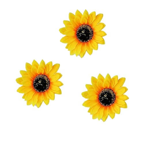 Miniatura 2 de 3 pinzas de pelo de girasol amarillo floral de otoño para mujeres y niñas, pinzas de cocodrilo, horquilla, pasadores, accesorios de peinado para el