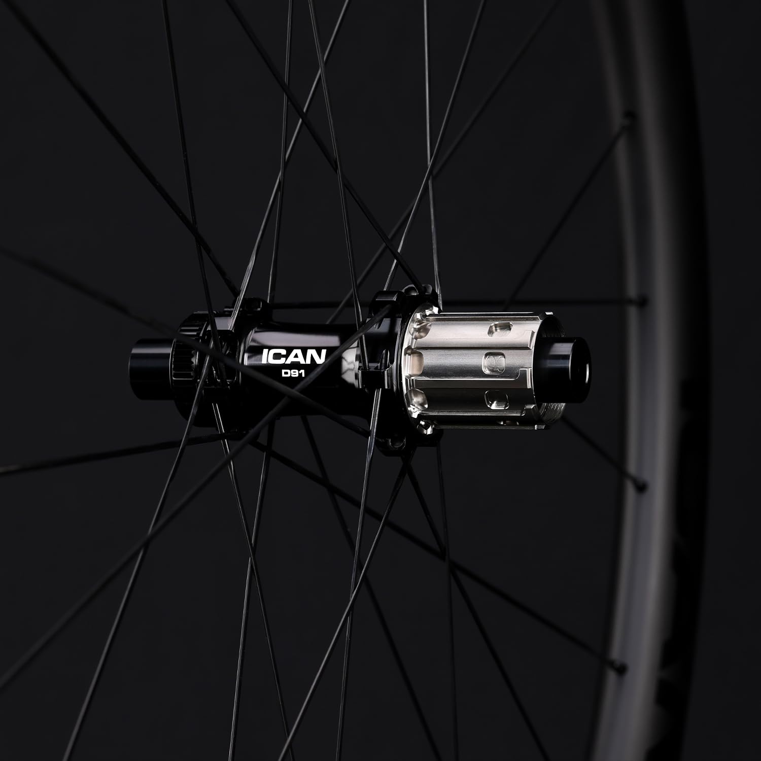 ICAN 700C G24/G25 - Juego de ruedas para bicicleta de grava de carbono, 40 mm de profundidad, 24 mm de ancho interior/50 mm de profundidad, 25 mm de ancho interior