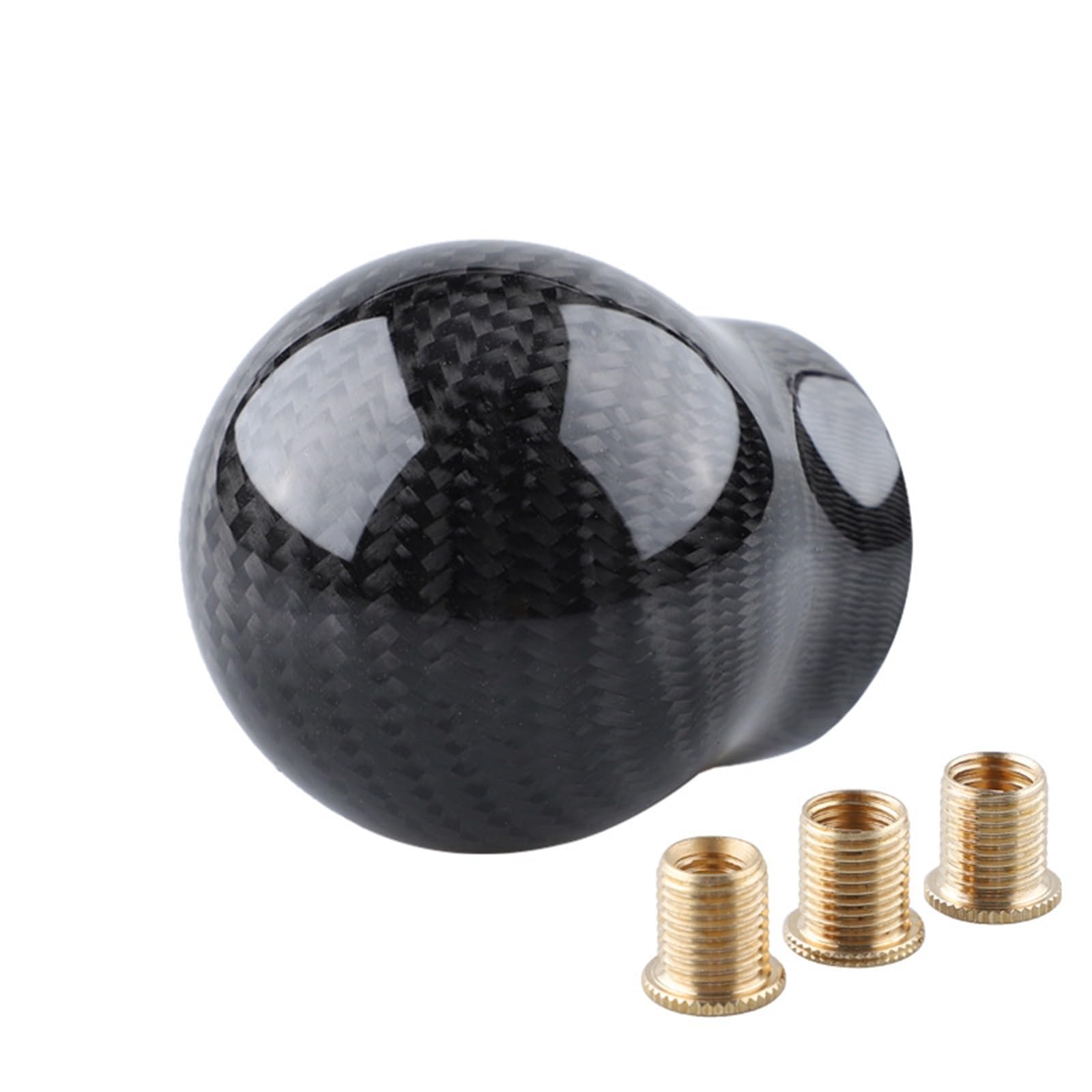 KAIAYGEE Gear Shift Knob Fiber Manual Shifter Lever Stick Head Reverse