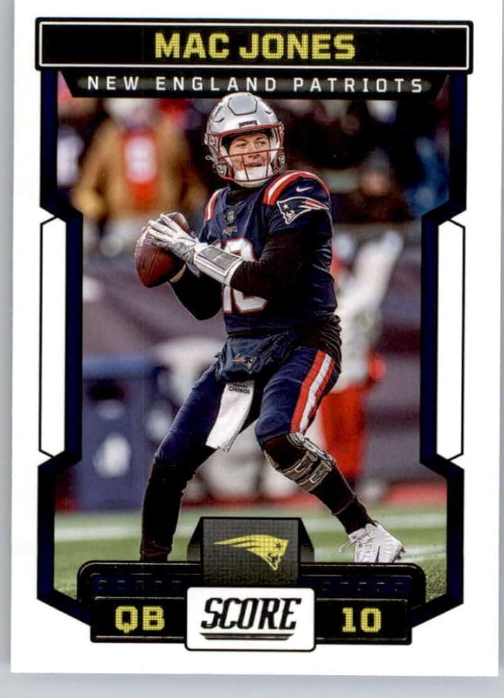 NFLカードl Universe PMG他 Mac Jones NFL Amazon.com: 2023 Score NFL #280 Mac Jones New England