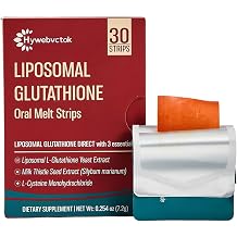 Liposomal Glutathione Strips 30 ct,Glutathione Direct with 3 essentials