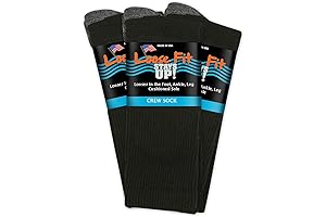 Loose Fit Socks for Both Men and Women (3 Pairs) with Cozy Cushioning