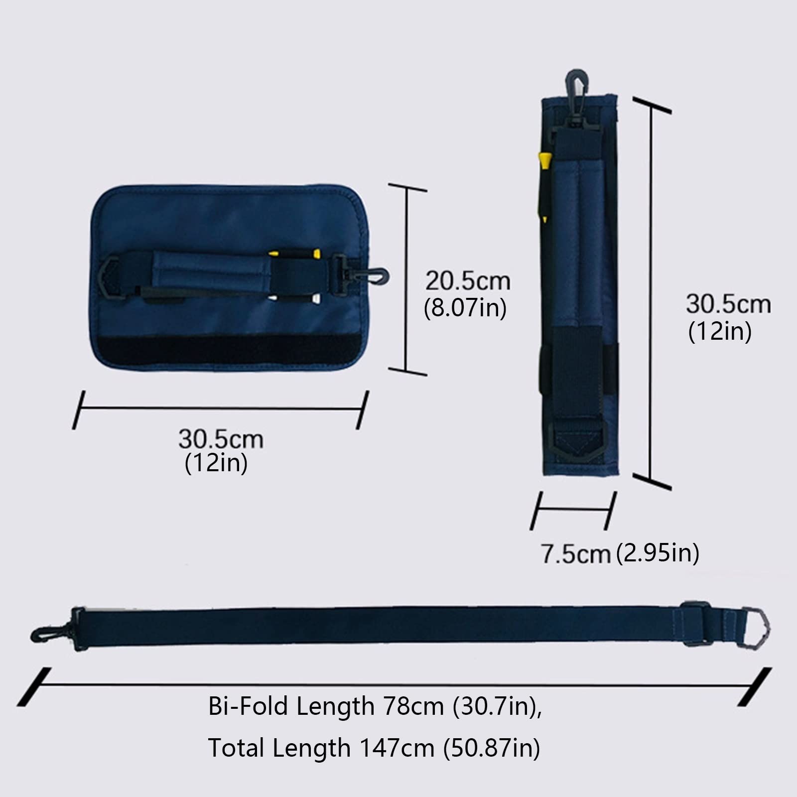 DSLED Golf Club Bag, Portable Small Practice Golf Bag, Portable Cue Bag, Sports Protective Gear Accessories, Unisex for Driving Range Travel Training Case (Color : Black)