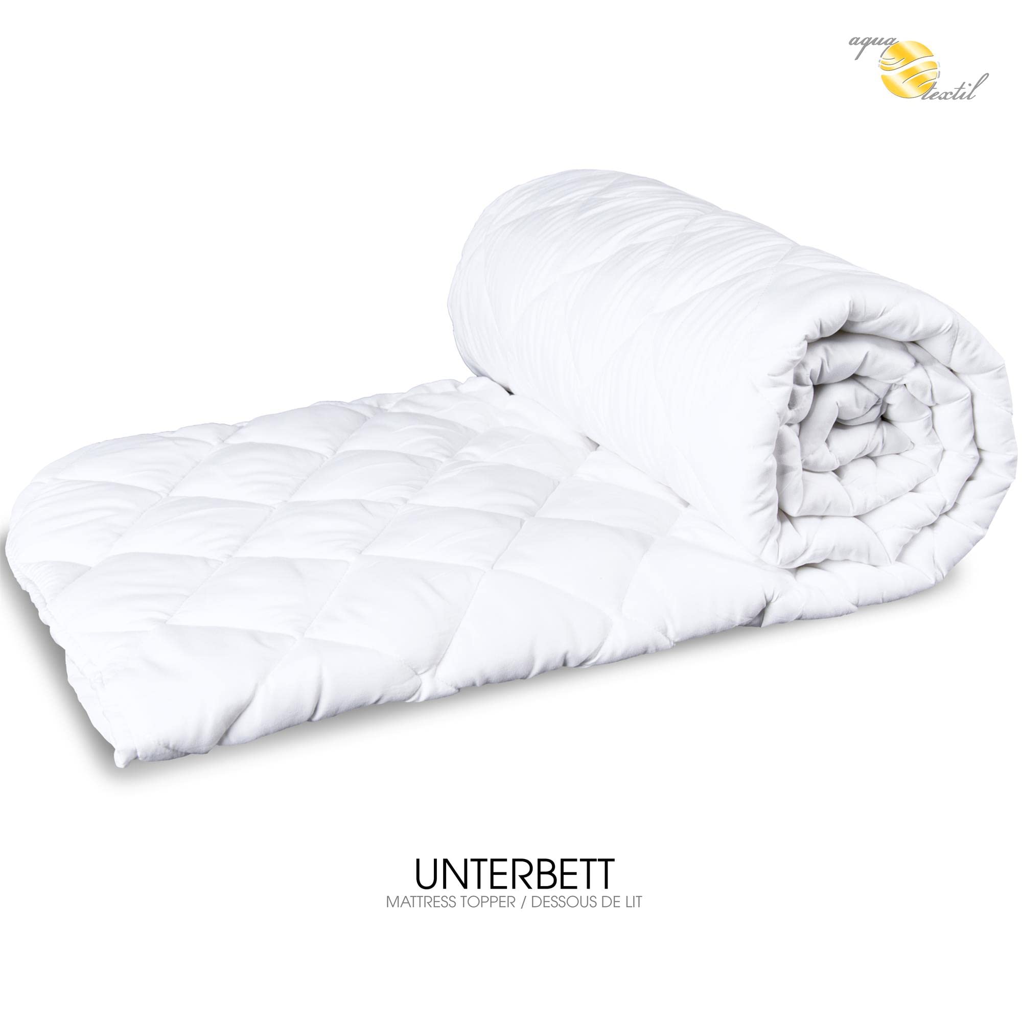 aqua-textil Soft Touch Matratzenschoner 140 x 200 cm Unterbett Matratzenauflage 1680g klimaregulierend Oeko-TEX