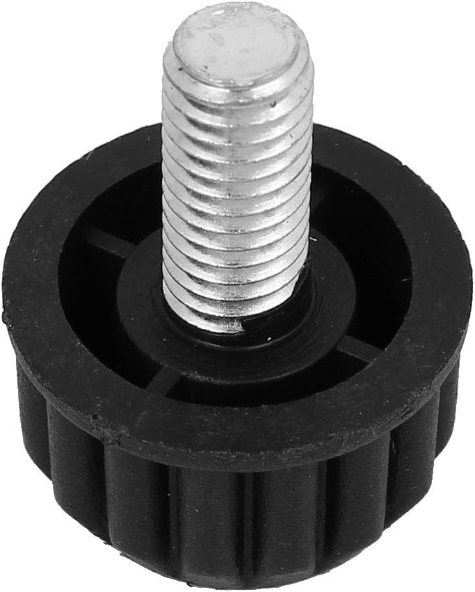 Home Office Accessories Adjustable Furniture Glide Leveling Foot Mat Black Leveling Compounds M8x18mm 90pcs