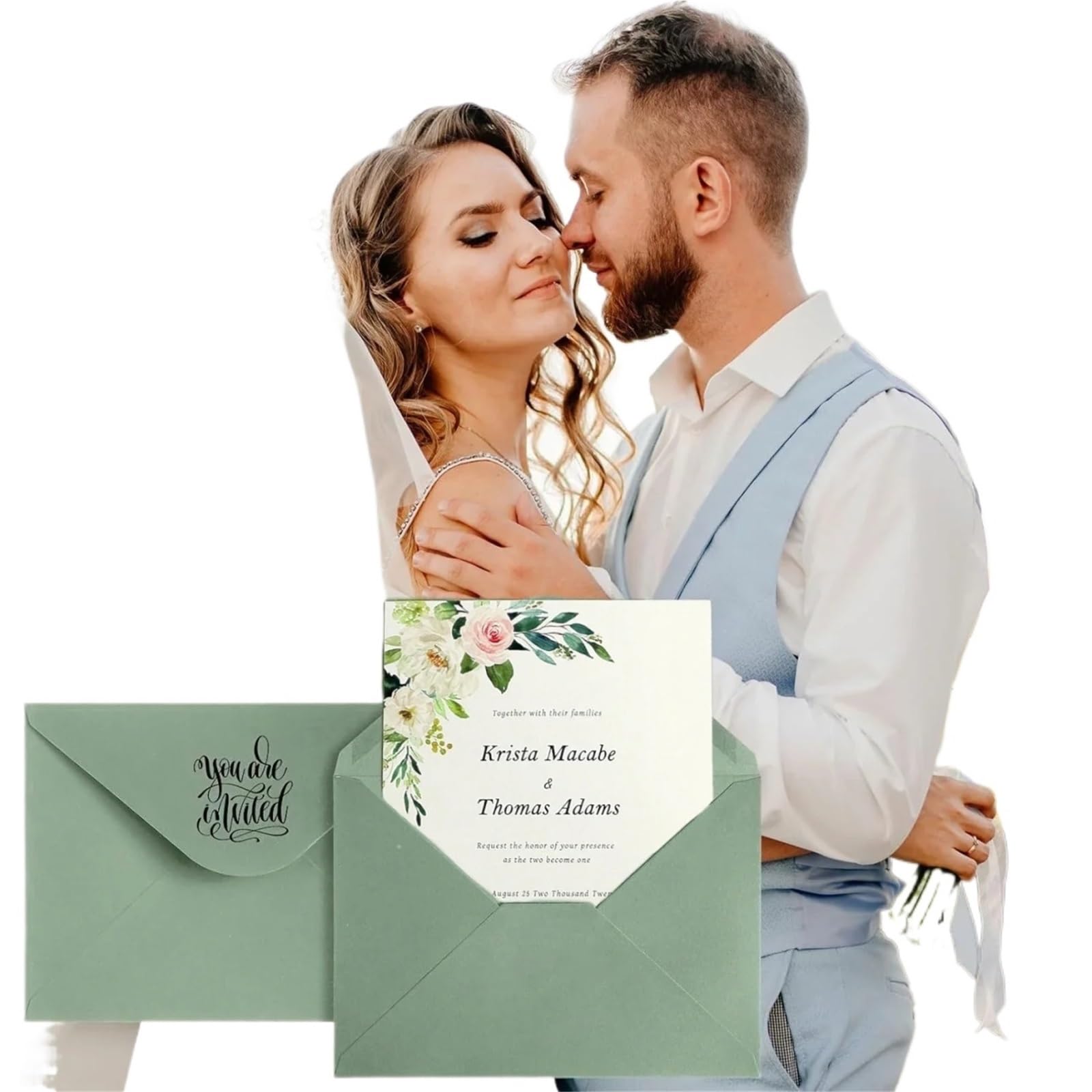 Hochzeitseinladungen Karte 50-100PCS Umschlag 5x7 Zoll Hochzeit Einladung Karte Druckbare Selbst Business Postkarten for Geburtstag Taufe(Black,100PCS)