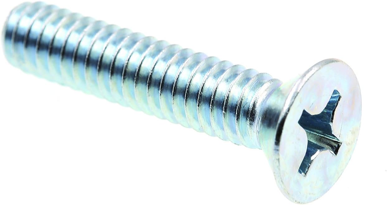 Prime-Line 9001880 Machine Screws, Flat Head, Phillips Drive, 1/4 In.-20 X 1-1/4 In., Zinc Plated Steel (100 Pack)