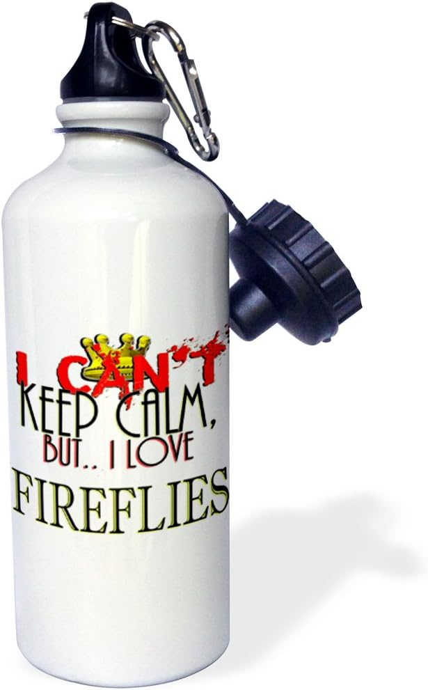 3dRose wb_242155_2 I Cant Keep Calm Straw Water Bottle