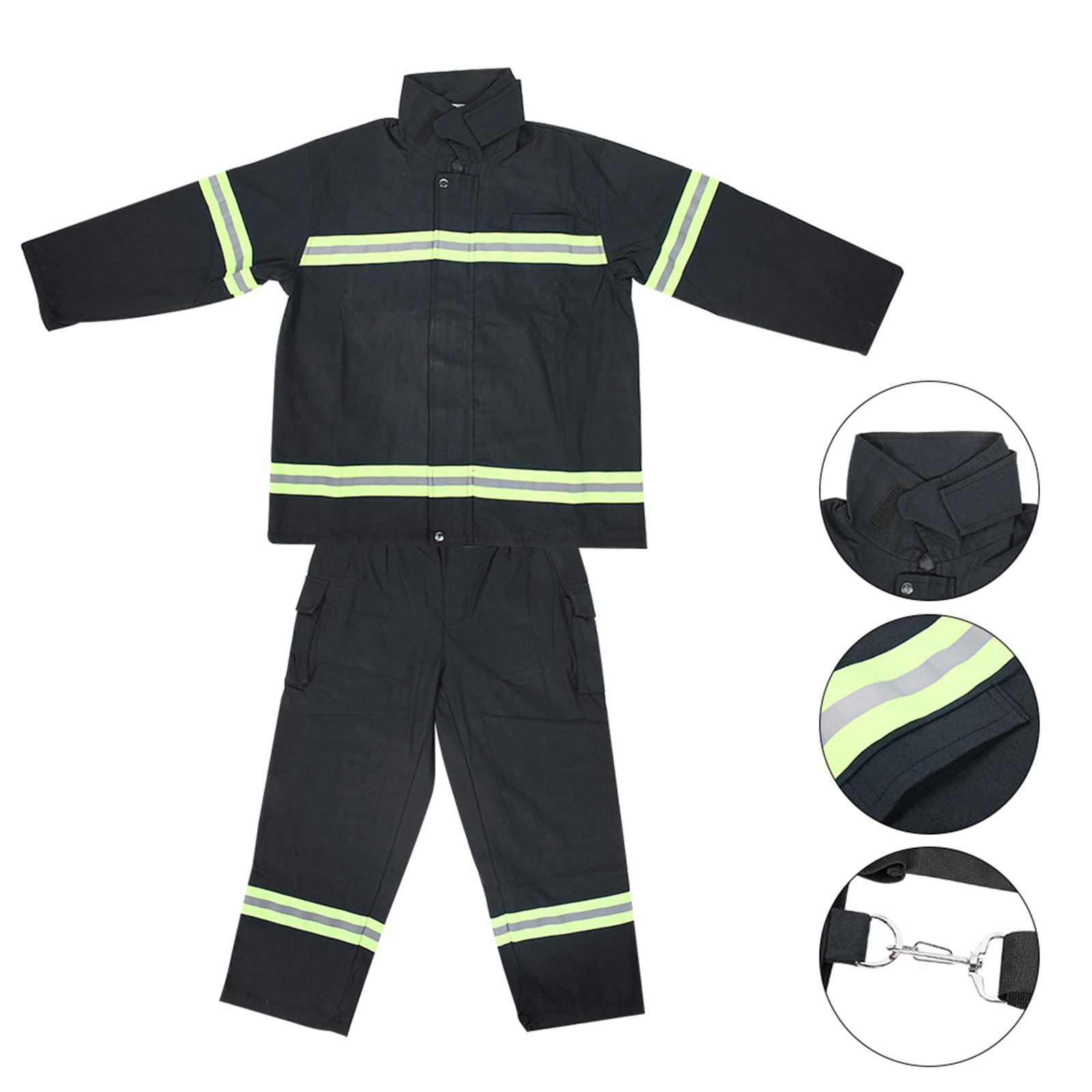Indumenti ignifughi, indumenti ignifughi, pantaloni antincendio ignifughi ad alta visibilit¨¤ resistente(XL-XL)