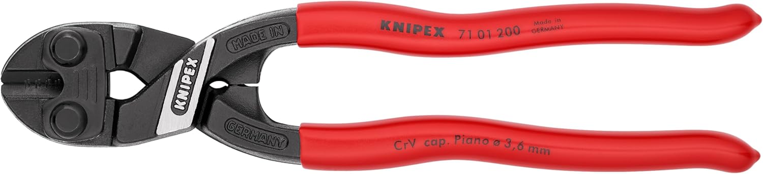 KNIPEX Tools 9K 00 80 137 US 3 Pc Cutting Pliers Set with 10 Pc Tool Holder