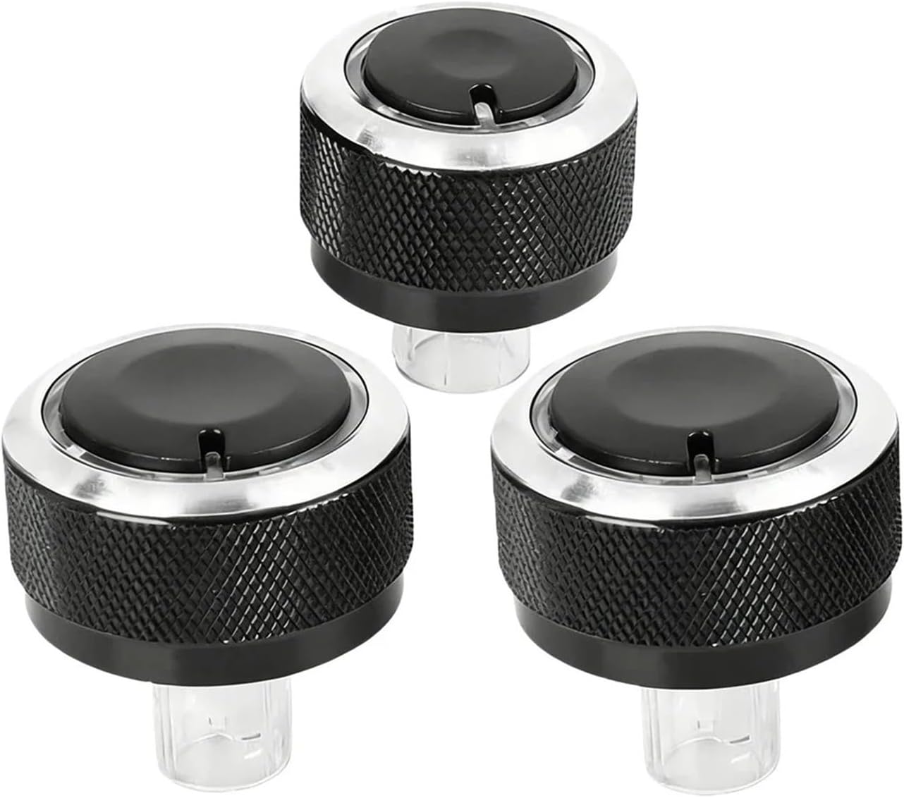 VEADONS Compatible With Golf 4 Passat B5 Car Air Conditioning Knobs Heating Control Buttons Interior Accessories 3pcs