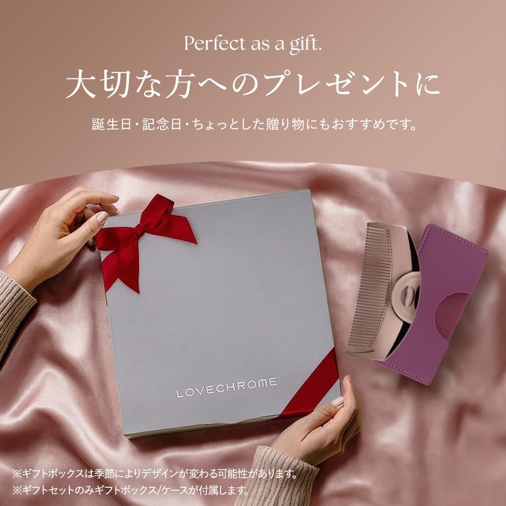 LOVE CHROME K24GP Tsuki Rose Gold [Official Shop] Beauty Hair Comb