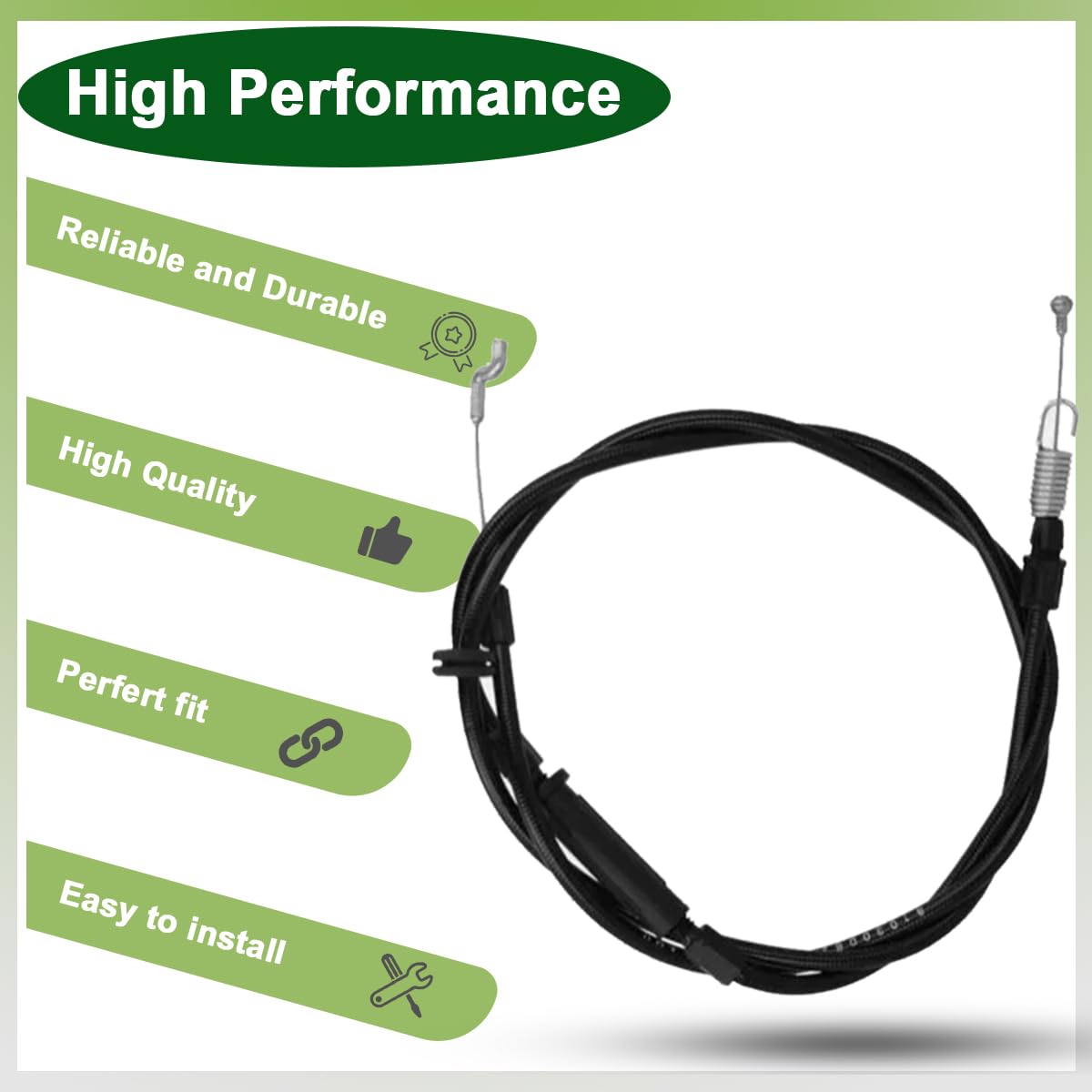ZAMDOE 381030051/0 Cable de Embrague/transmisión para Mountfield SP533 SP533ES SP53H S461RPD para Mr Bricolage para Mac Allister para Green Cut para Ggp Cable de Embrague/transmisión