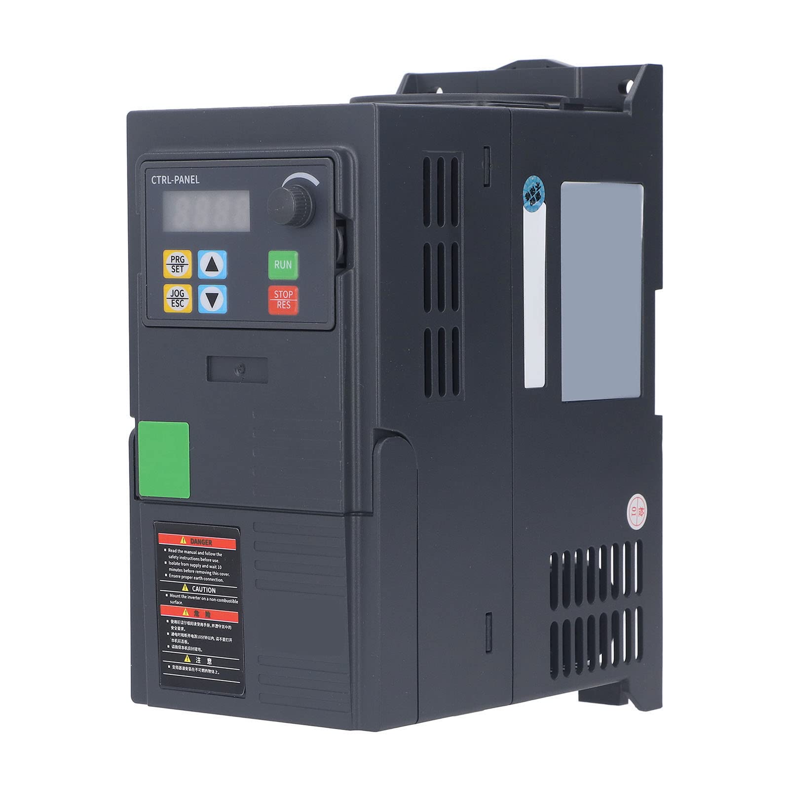 Variable Frequency Drive, 3 Phase AC 380?440V Input 0?440V Output 3KW Motor Frequency Controller with RS485, Variable Frequency Drive Control Inverter for Spindle Motor