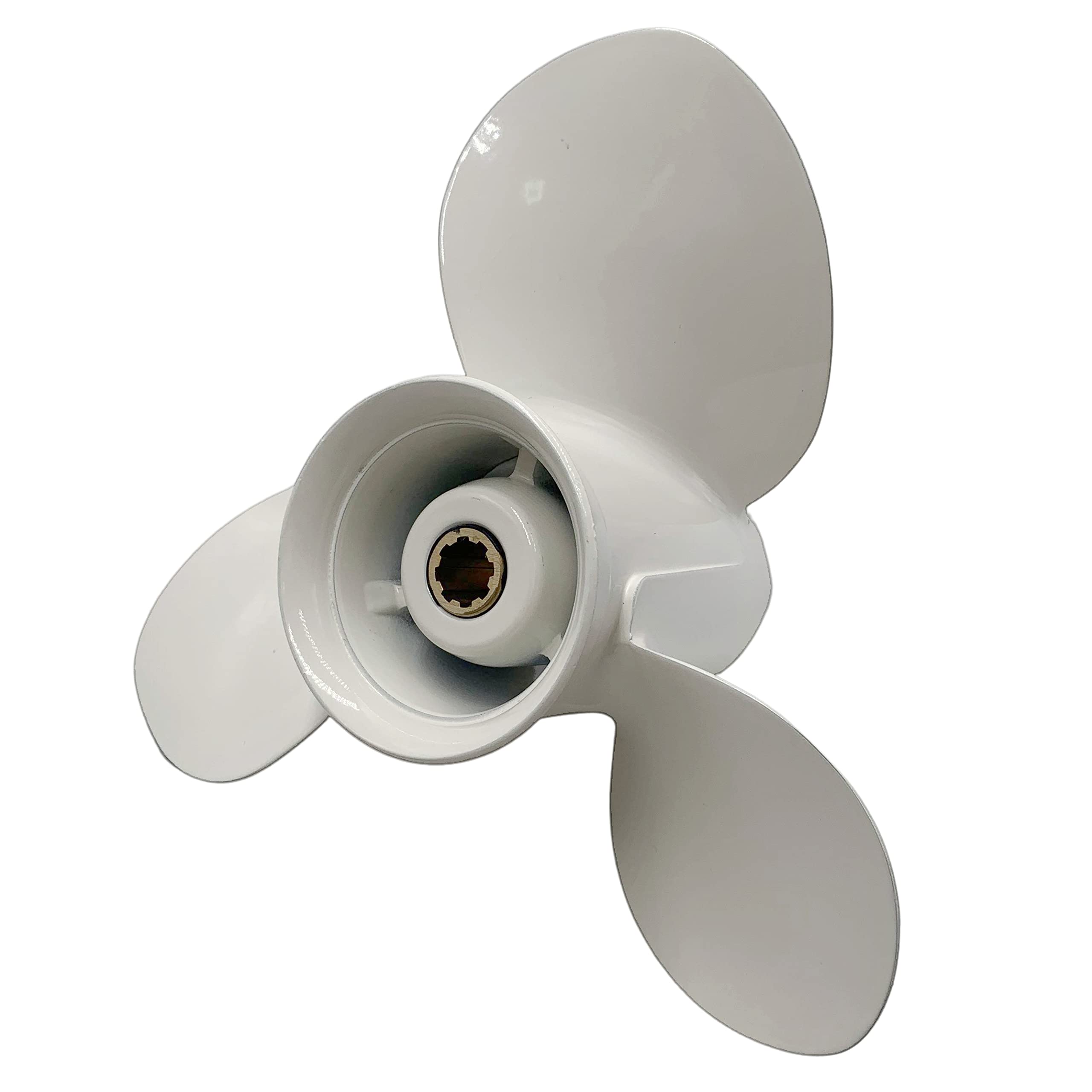 SLEIPNIR Propeller 9 1/4x10 für Yamaha Außenborder Schrauben 9.9-15 Pferdestärke Aluminium 8 Zähne OEM Nr.: 63V-45952-00-EL 9.25x10
