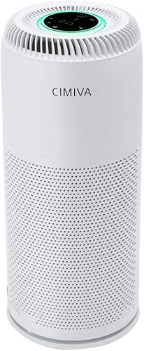 Purificador de aire HEPA para el hogar, purificador inteligente de 3 etapas con alta eficiencia y filtro de carbono para habitación grande y hogar,