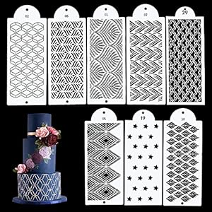 Cake Decorating Stencils Set 8PCS, ...