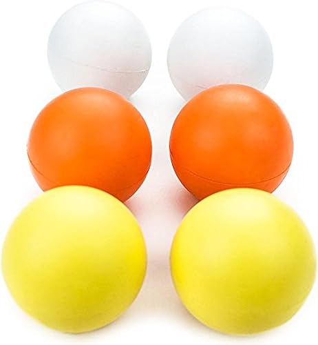 Corona Artículos Deportivos Multicolor regulación Tamaño Lacrosse Balls en malla bolsa de almacenamiento 6unidades
