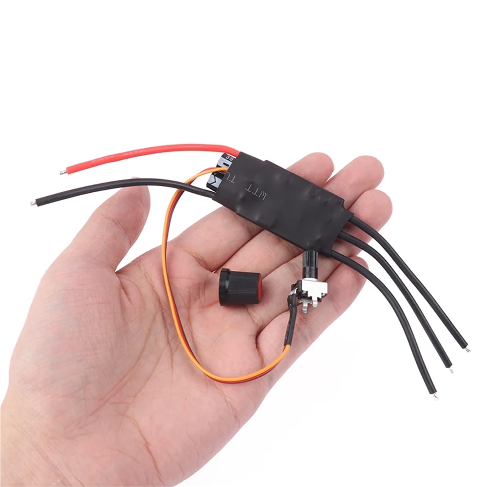 1 sztuka bezszczotkowy sterownik silnika DC 6,5V-27V BLDC, 3-fazowy, bez hali, panel napędowy silnika prądu stałego, regulator prędkości z potencjometrem