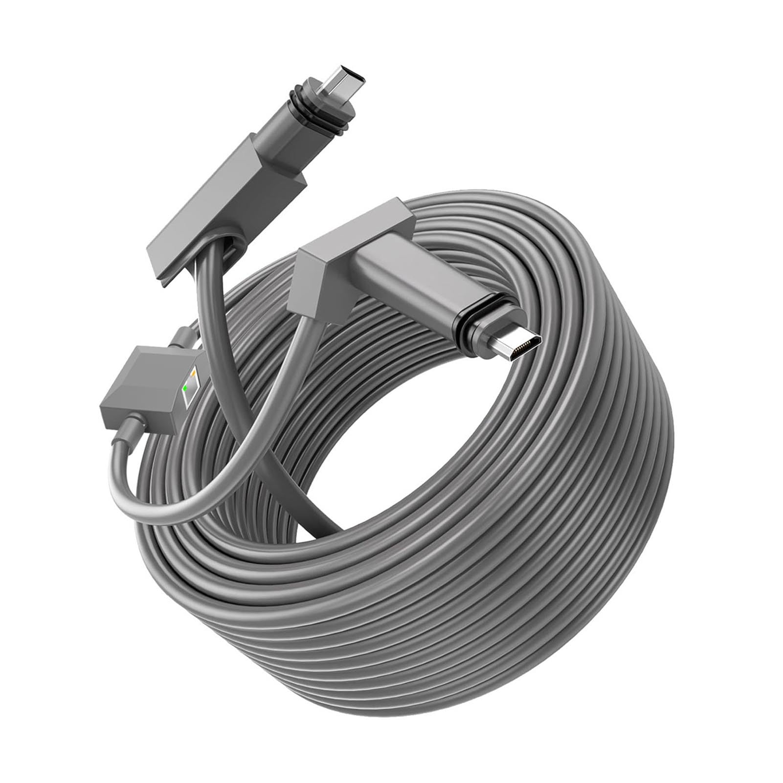 Zerodis Prostokątny Kabel Zastępczy do Satelity, Gumowy Miedziany Adapter