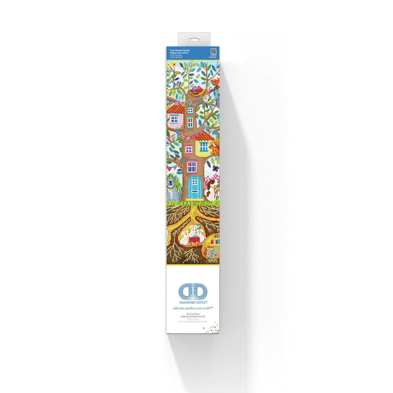 Diamond Dotz Tree House Family Canvas Gem Kit - Adult Diamond Painting, 22.4x30.3 Inches, 33,353 Rhinestones - View #10