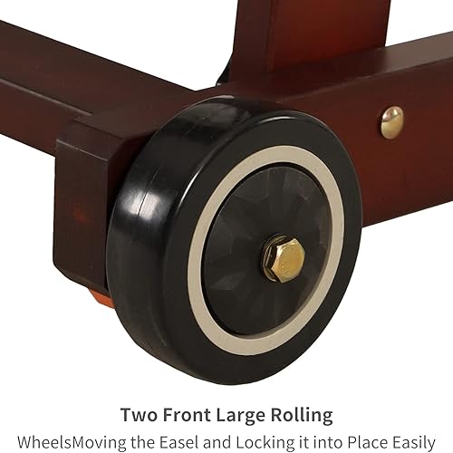 Miniatura 5 de MEEDEN Caballete de estudio multifunción Paquete de 12 brochas acrílicas