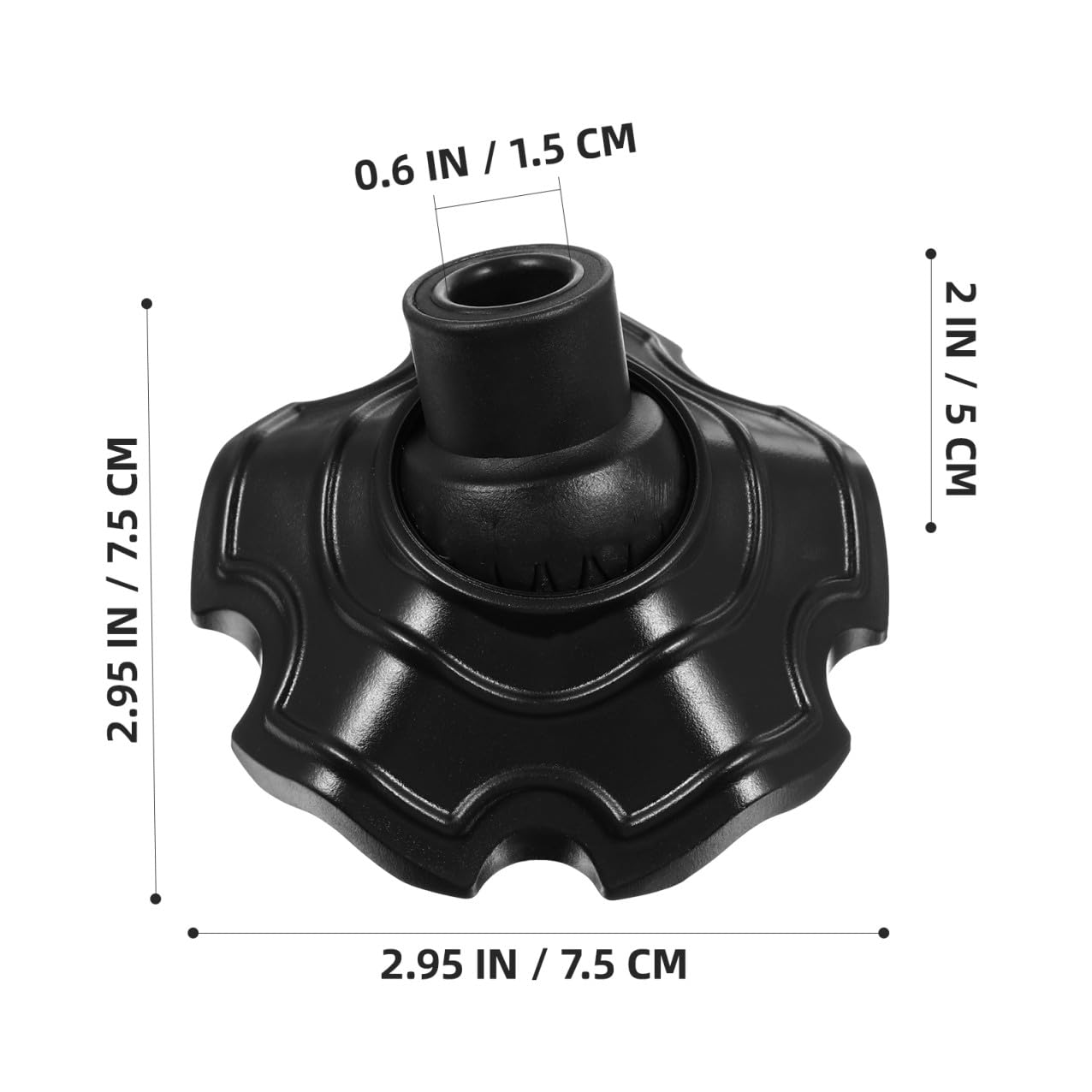 ifundom Lot De 4 Couvre-Pieds De Chaise De Camping en Plastique De Sol pour Pieds De Chaise De Remplacement pour Meubles D'Extérieur