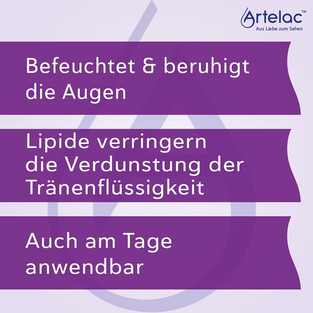 Artelac Nighttime Gel Augengel - Feuchtigkeitspflege zur Nacht 3X10 g