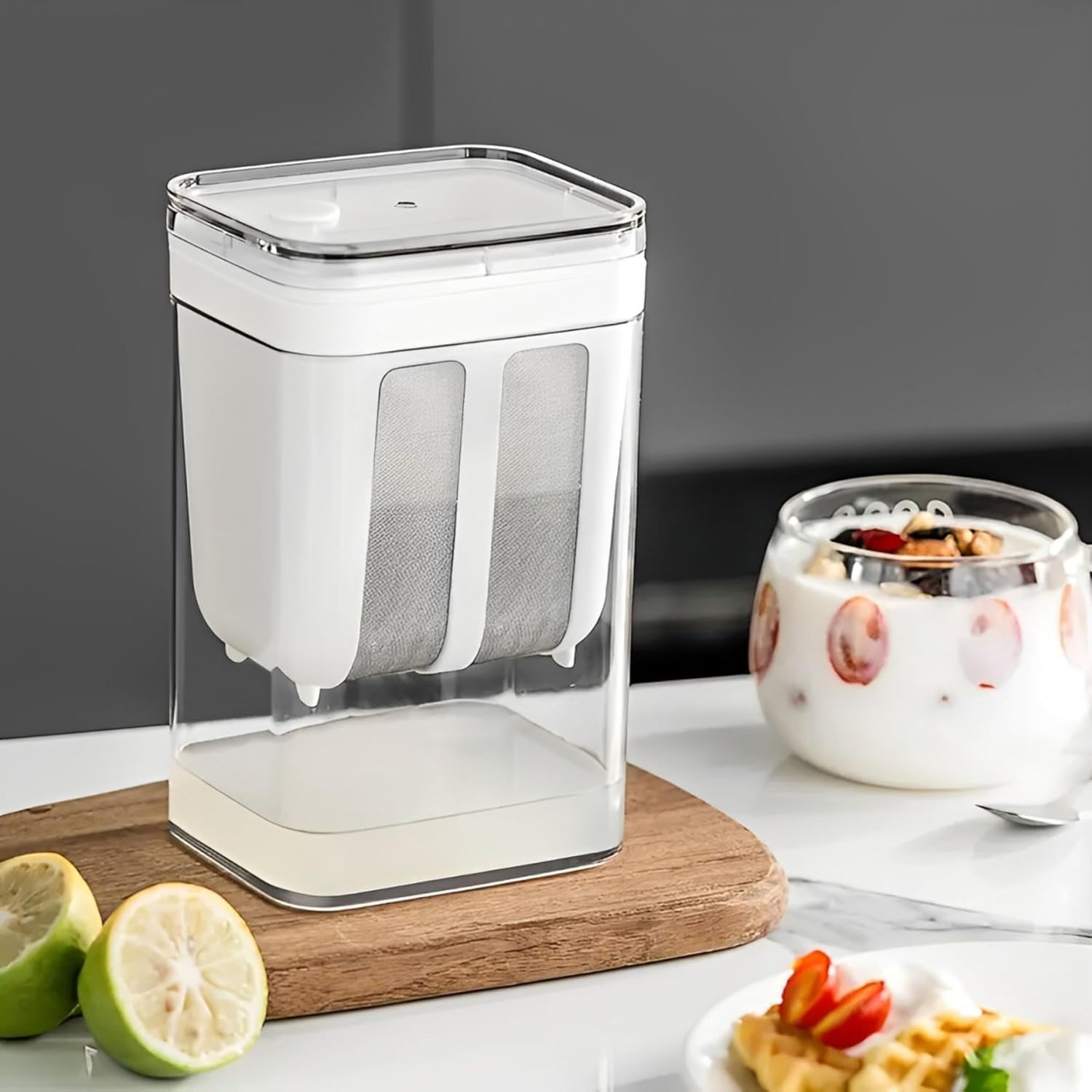 1100 ML Greek Yogurt, Hung Curd Maker-image-46