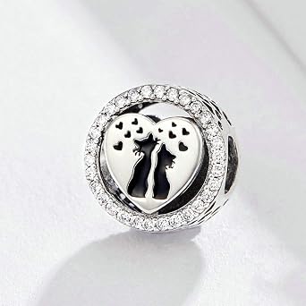 Sterling Silver Cat, Camel, Rabbit, Dolphin, Butterfly Charm Bracelet for Pandora Lovers