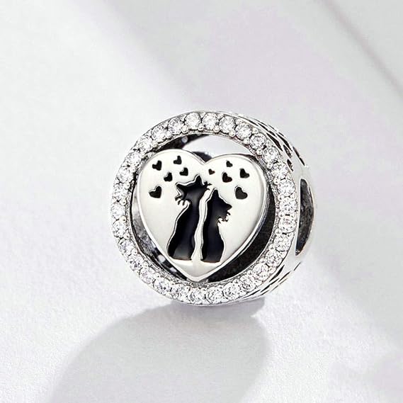 Sterling Silver Cat, Camel, Rabbit, Dolphin, Butterfly Charm Bracelet for Pandora Lovers