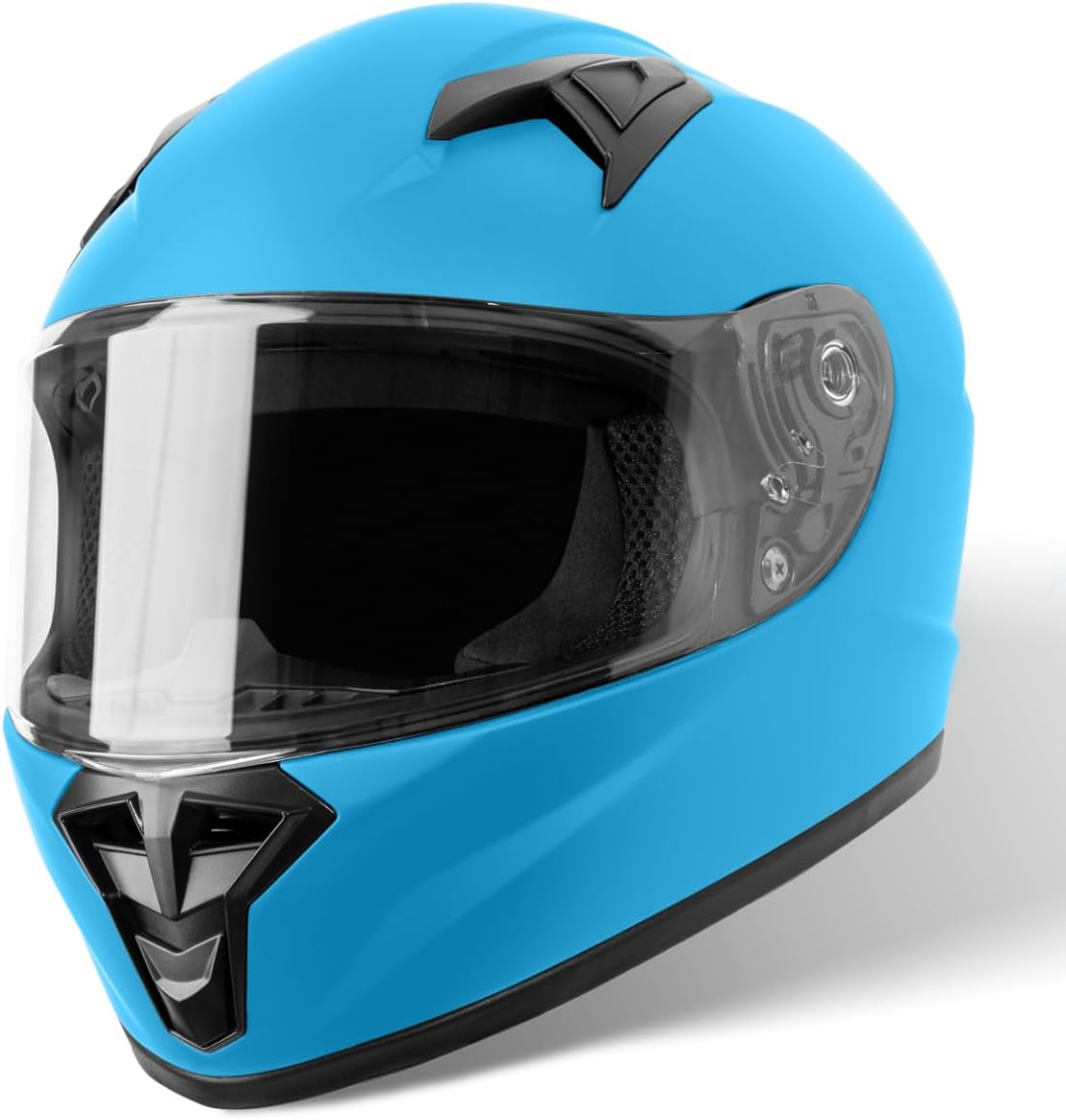 VINZ Parana Children's Motorcycle Helmet Full Face Helmet Children's Helmet Motorcycle Scooter Moped and Moped in Size YS-YXL ECE 22.06 Certified Available in 3 Colours