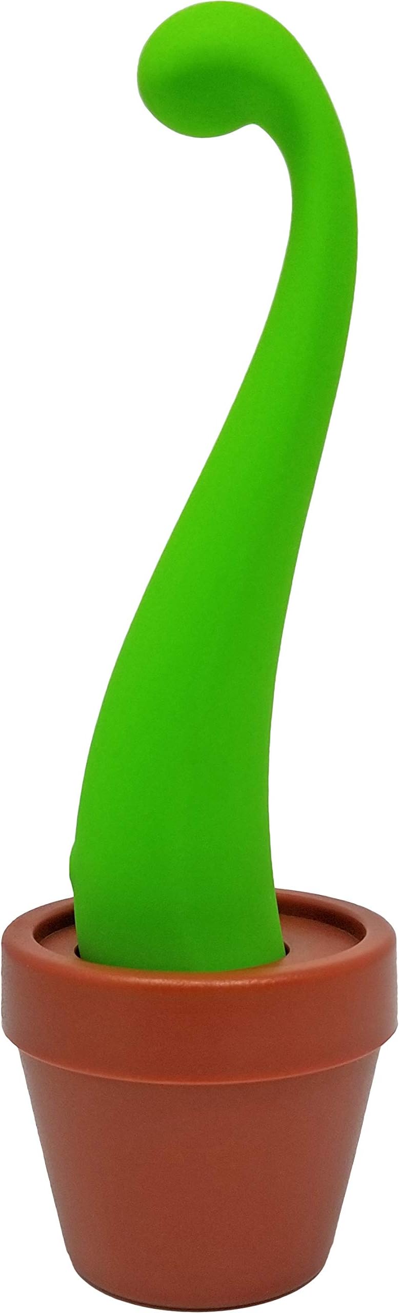 The Fern - Potted Plant Massager for Relaxation and Stimulation - Whisper Quiet Rechargeable Waterproof Personal Massager (Green Plant with Brown Pot)