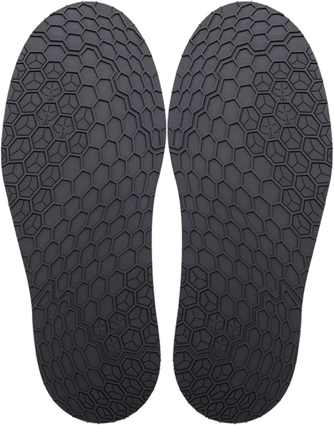 4 Pairs Anti-Slip Rubber Outsole Sticker Wear-Resistant Shoe Sole Reinforcement Protectors for Sneakers Repairing Material(Black)