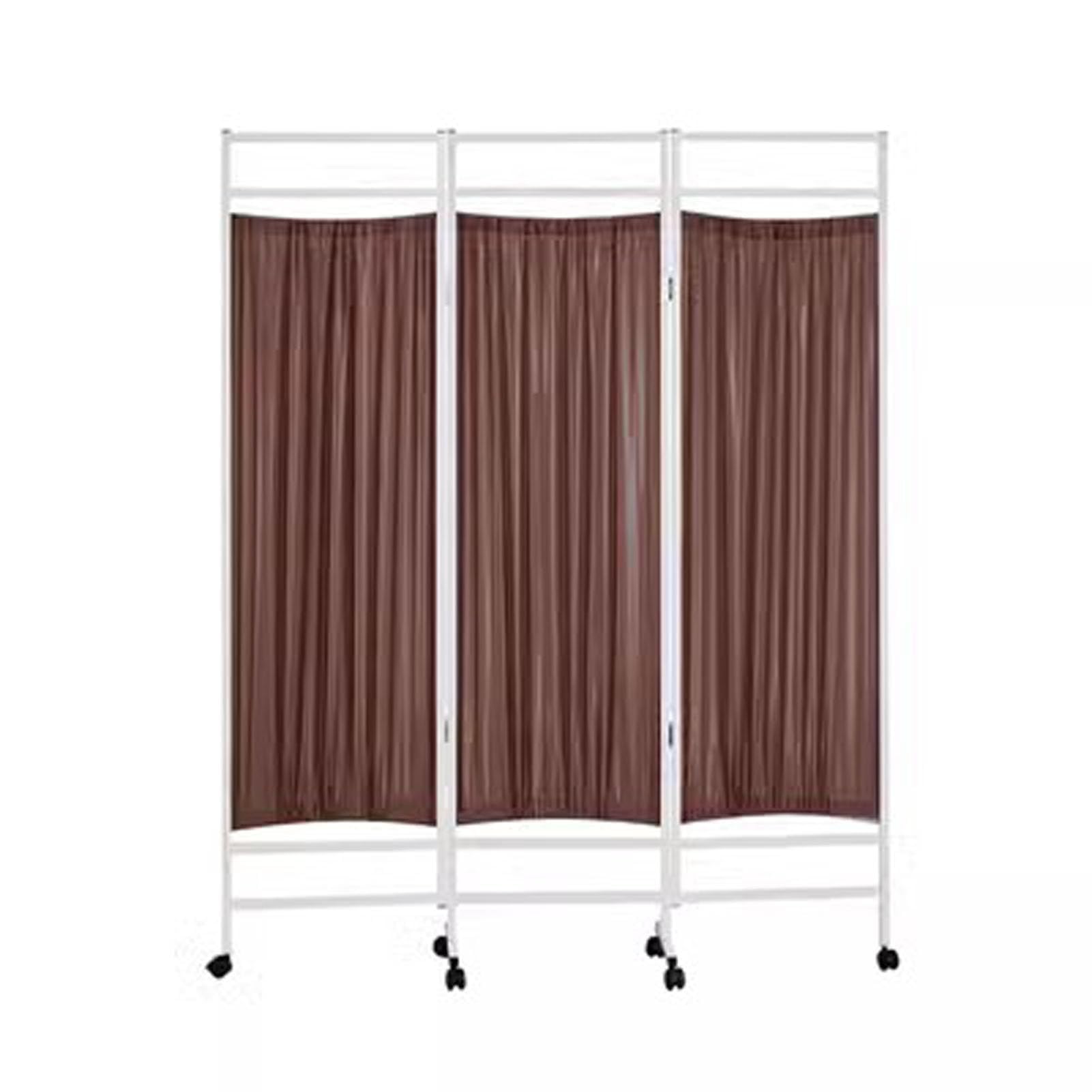 Paravent pliable marron pour créer un espace privé sans travaux