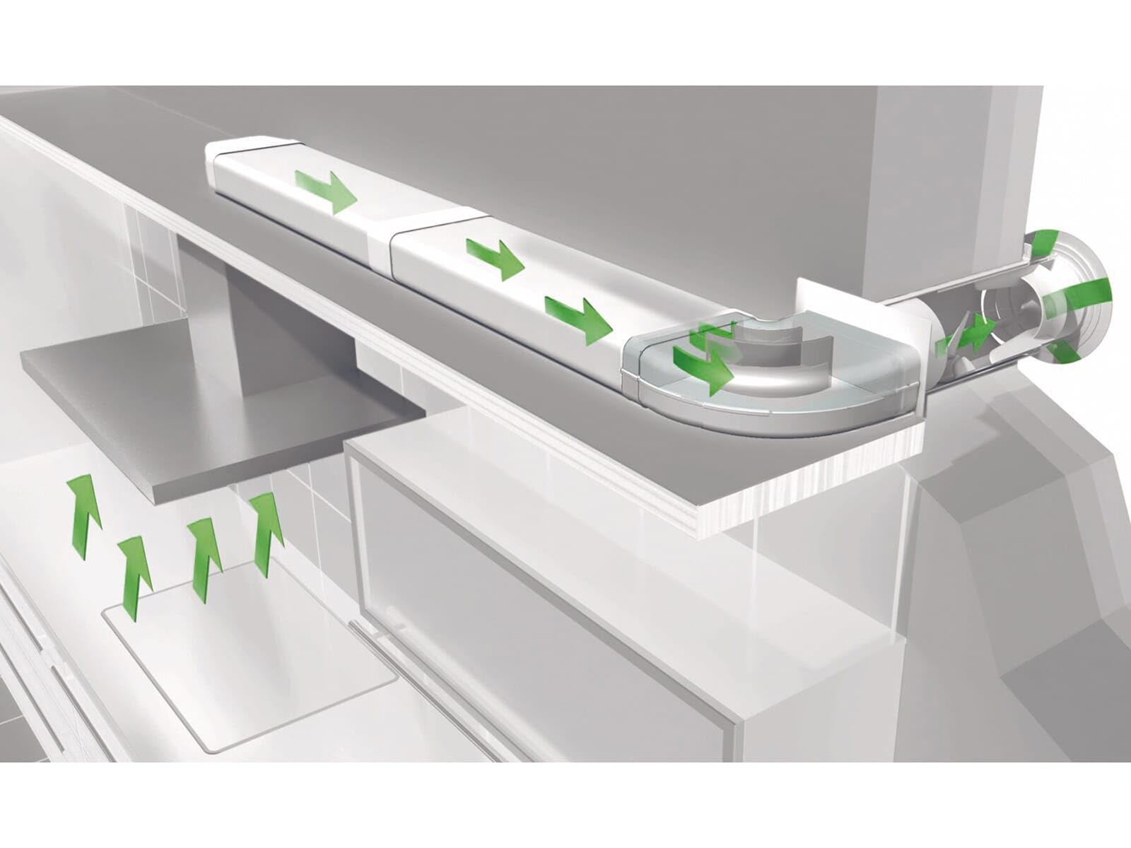 NABER COMPAIR® Flow Star GTS 150 F Mauerkasten Ø150 mm (Eckrohranschluß)