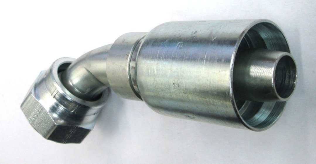 HF 1J777-12-12 - Parker 1J777-12-12 Fitting 3/4'' Hose X 3/4'' Female Seal-Lok - Swivel - 45° Elbow (Forseal/O-Ring Face)