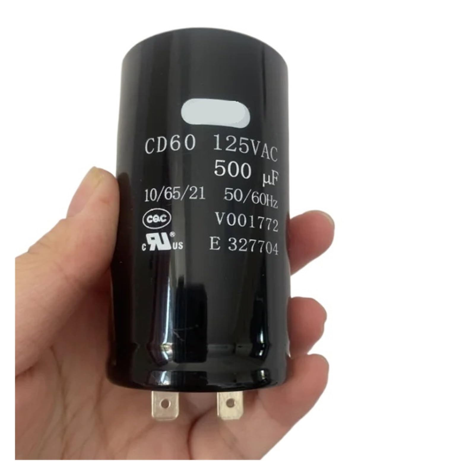 KSZHZYMGX AC Capacitor CD60 110V 125V 500UF 42 * 80mm