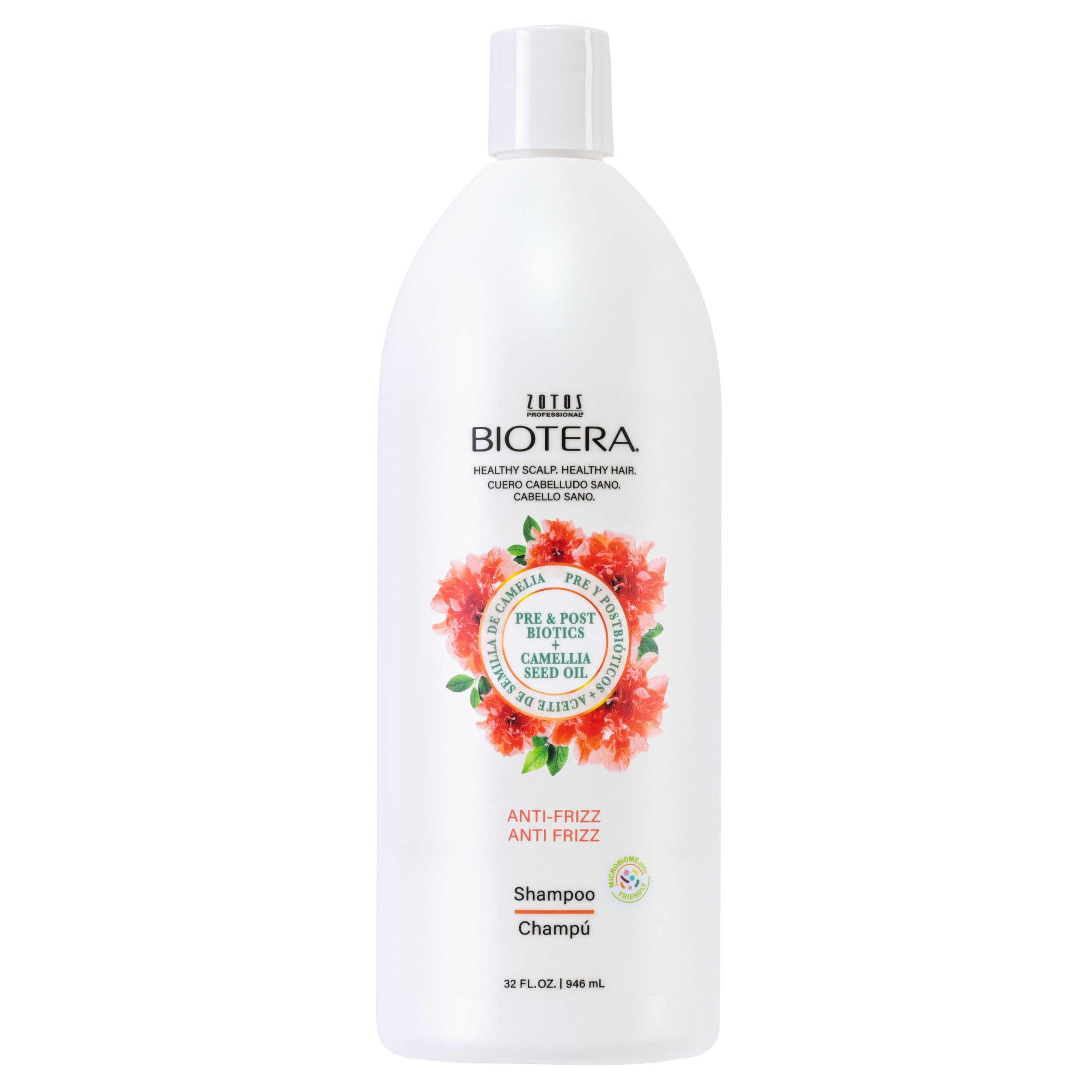 Biotera Anti Frizz Smoothing Shampoo | Smooths & Controls Frizzy, Unruly Hair | Microbiome Friendly | Vegan & Animal Test Free | Paraben Free | Color-Safe