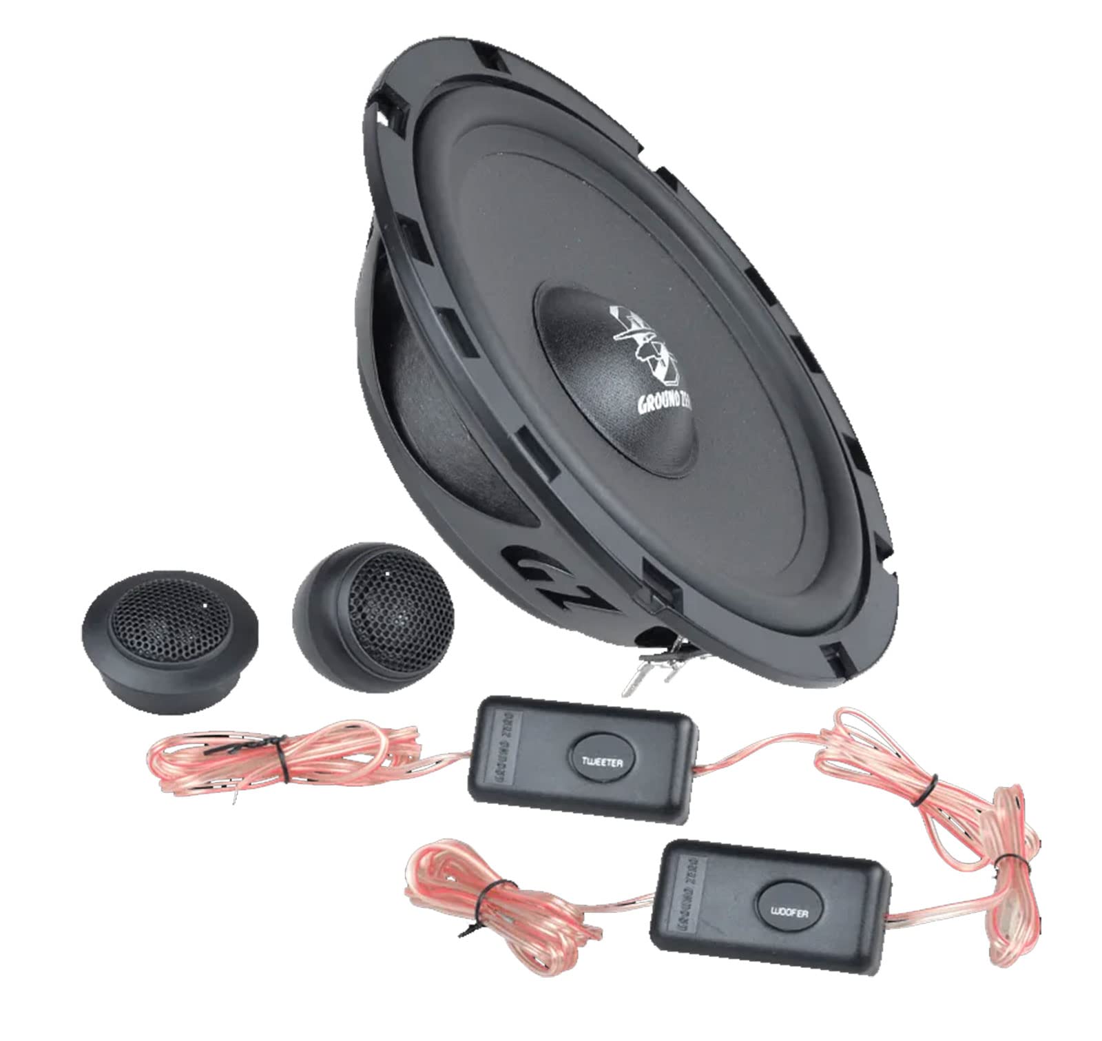 GZIC 650FX 6.5″ 2-way Component Speaker System - 140 W Peak - 0.79" Tweeter