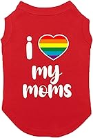 Vista 10 de I Love My Moms - Camisa de corazón para mamá y perro (azul rey, 2XL)