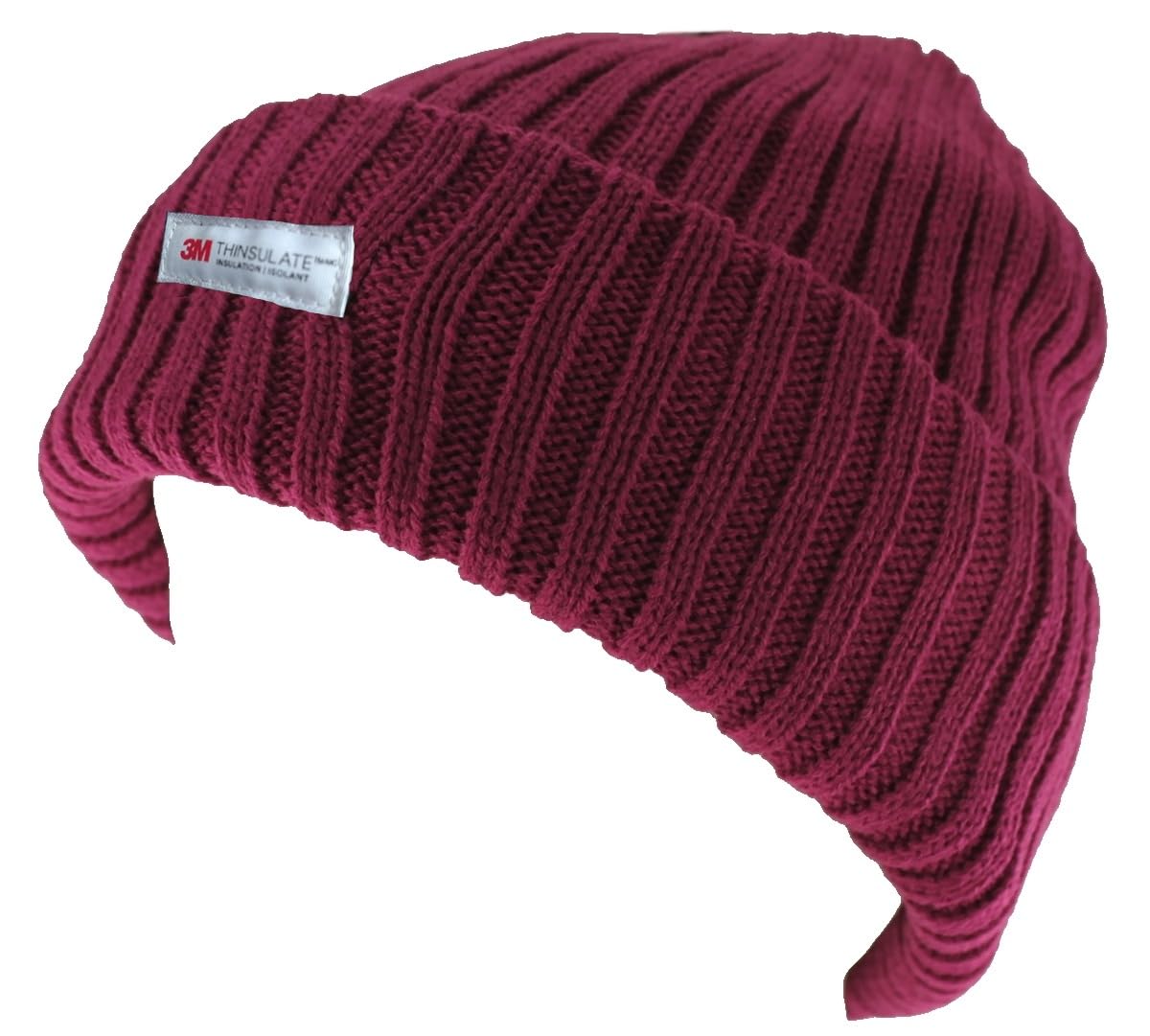 SSP Hats Ladies Chunky Knit Beanie with Genuine Thinsulate™ Inner - Raspberry, One Size