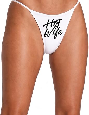 Hotwife Novelty Thong G String Bride Bachelorette Underwear Gift