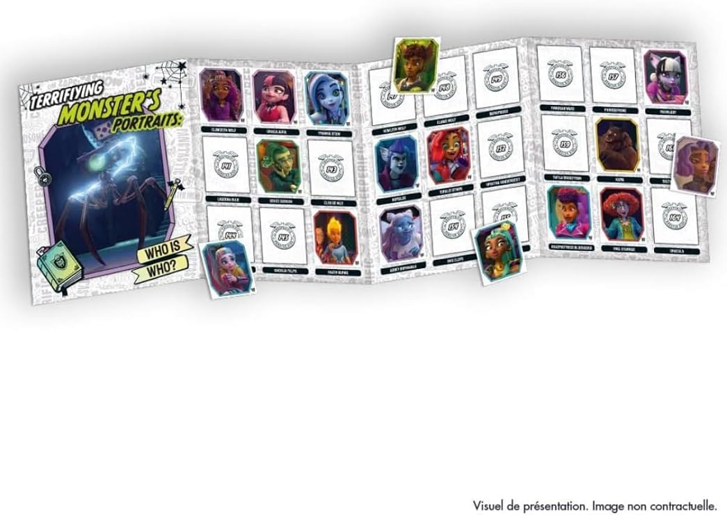 Panini Monster High G3 Lisanslı Sticker Başlangıç Albümü + 2 Paket (10 Adet) Çıkartma