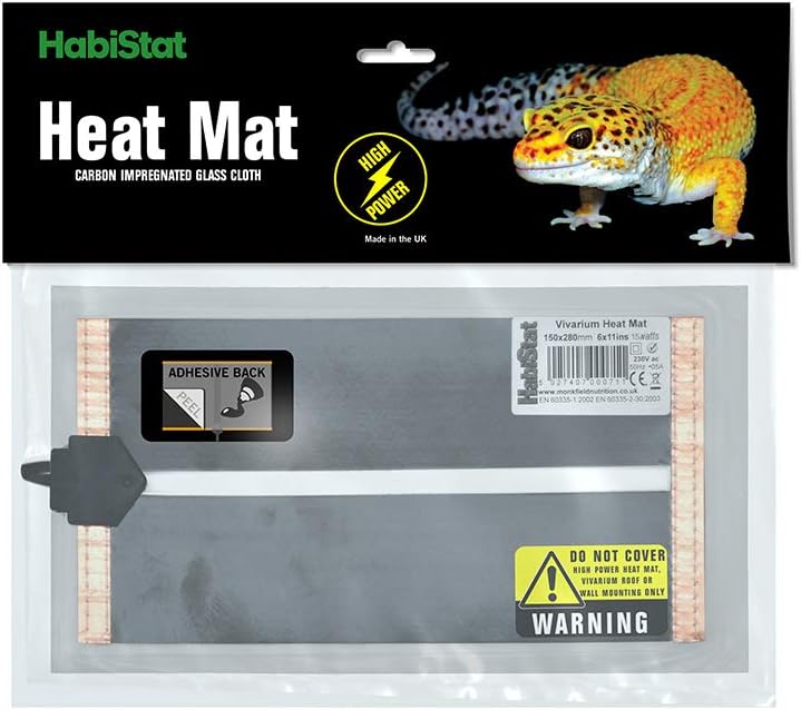 Habistat Reptile High Power Adhesive Back Heat Mats (Various Sizes)