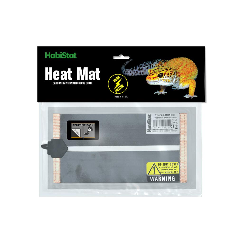 Habistat Reptile High Power Adhesive Back Heat Mats (Various Sizes)