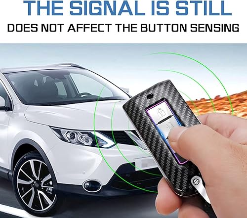 Miniatura 7 de ontto Funda para llavero Mitsubishi, entrada sin llave, funda de llave inteligente de protección completa de 360 para Outlander Lancer Eclipse