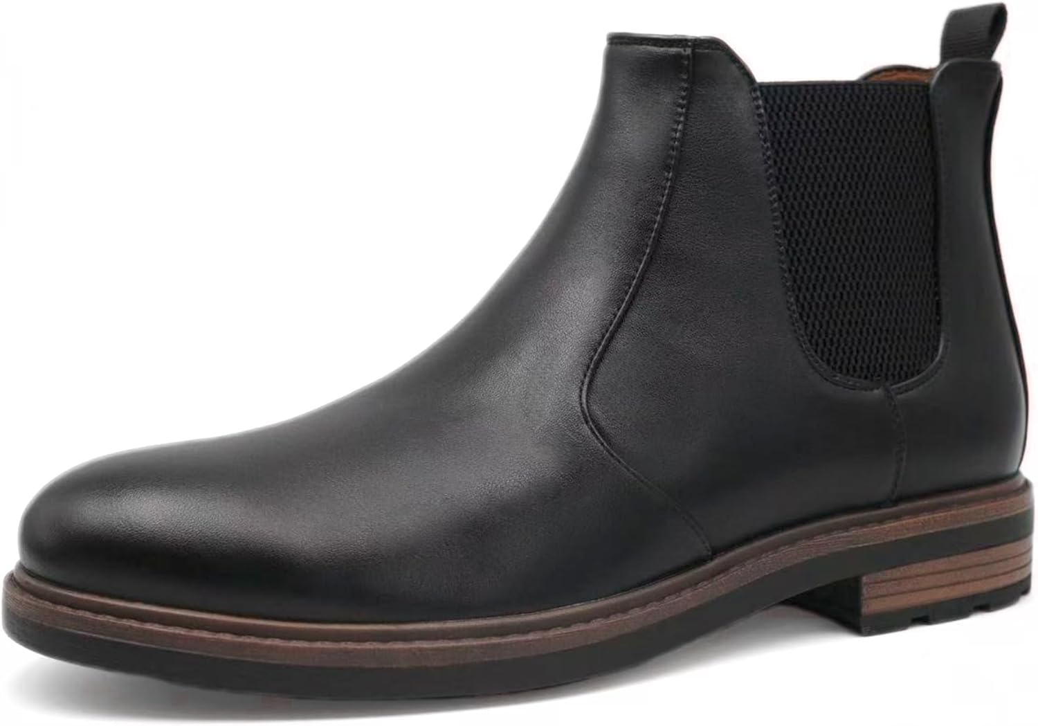 Finishing & Sewing Men's Chelsea Boots, Smart Casual Slip On Ankle Boots